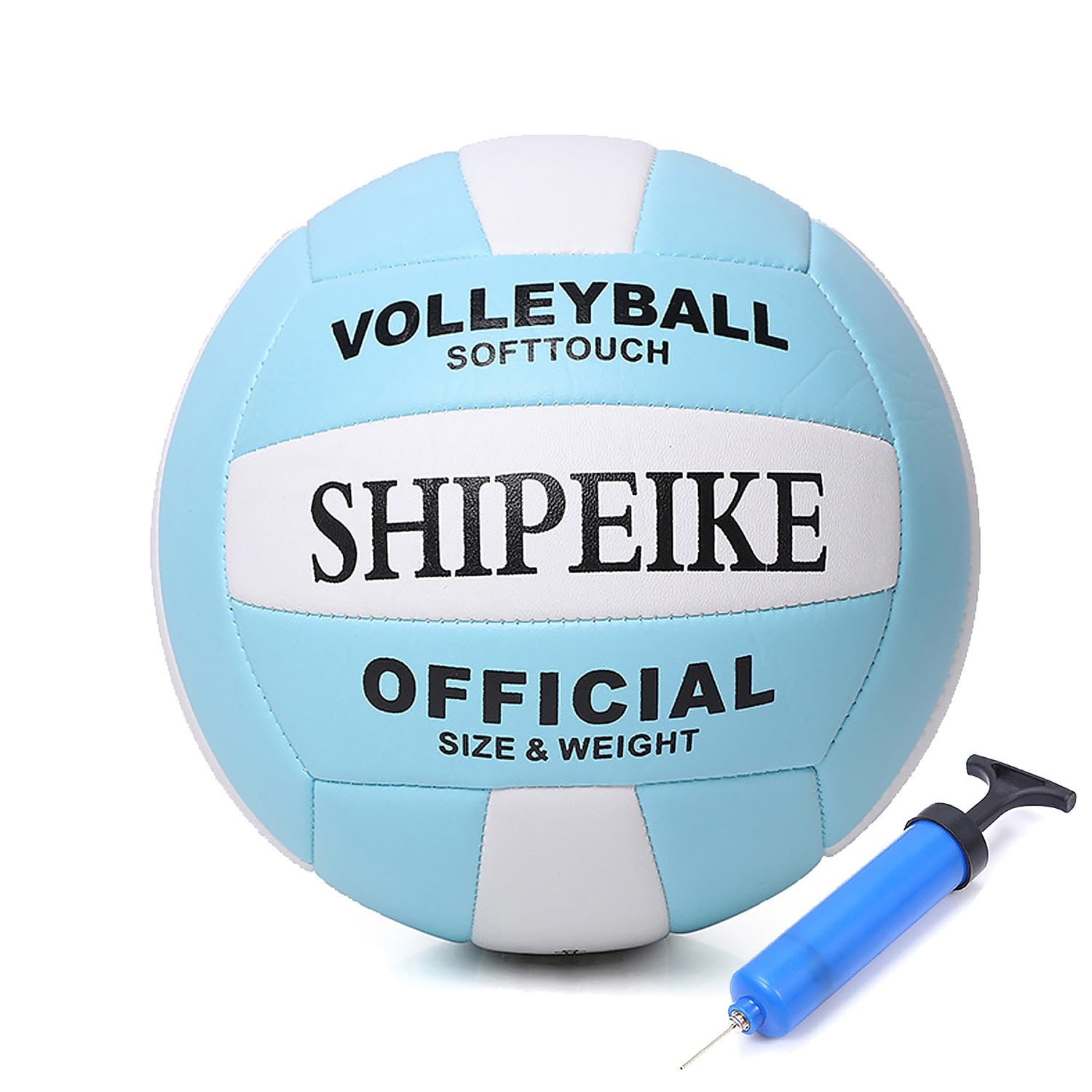 ABAJI Volleyball Official Ball Thicker PU Waterproof Anti-Explosion 15+ Years Kids Girls Boys Indoor Training Game Outdoor Sand Beach Pool Play Pump Needle